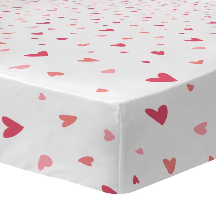Drap-housse 100% Coton Pour Lit Enfant 160x80 Cm - Motif Imprimé - Hypoallergénique Oeko-Tex - Lavable Machine 40°C