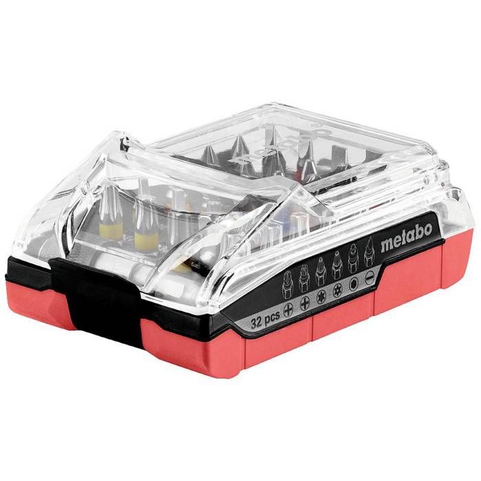 Metabo 626696000 Jeu dembouts cruciforme Phillips vis Pozidriv vis à fente TORX® intérieur