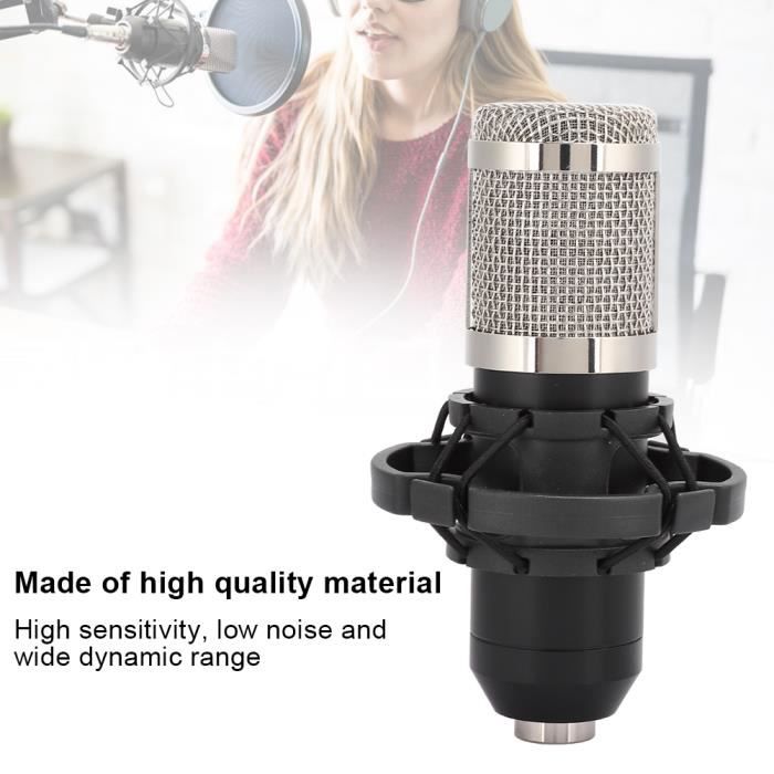 Microphone Chantant Mini 3.5 Mm Argenté - Karaoké Portable Avec Support - Pour Téléphone, Ordinateur - 6