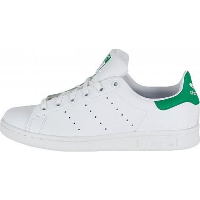 adidas originals stan smith baskets avec détail vert pastel blanc