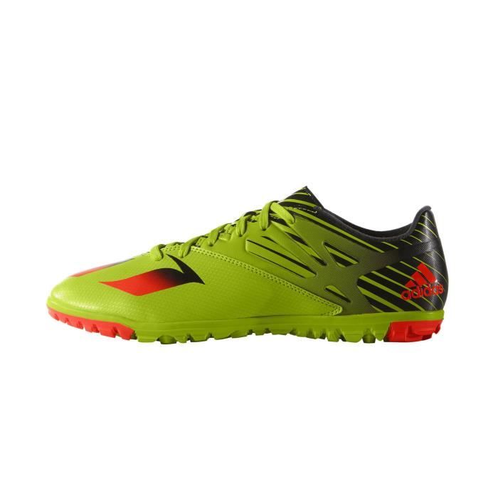 Chaussures Football Adidas Messi 15 3 Tf Vert Cdiscount Sport