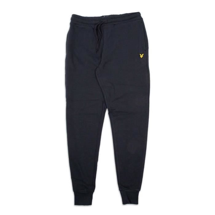 Pantalon de survêtement Lyle & Scott - Dark Navy - Homme - Skinny - Poches latérales - Taille élastique
