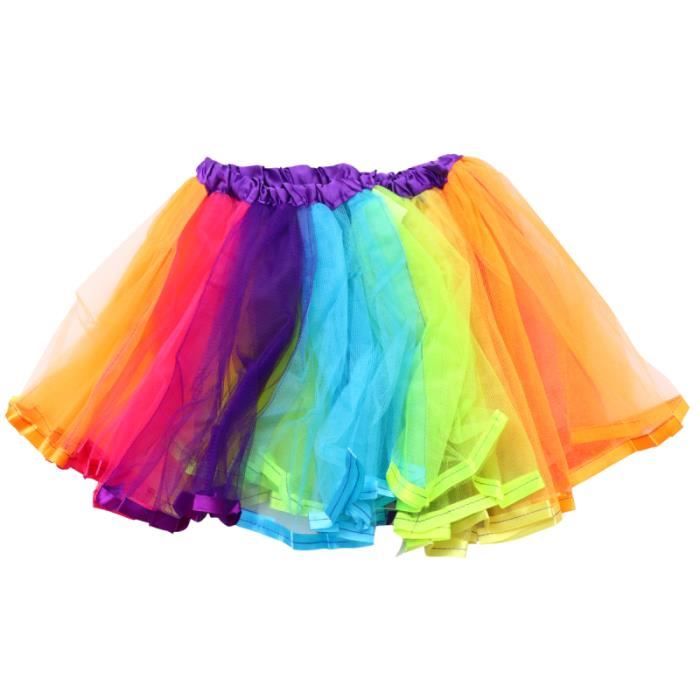 1 Pc Petite Fille Arc En Ciel Jupe Fleur Bebe Maille Mignon Chic Colore Pour Bebes Robe De Ceremonie De Cocktail De Mariage Assorted Color 1 Cdiscount Pret A Porter