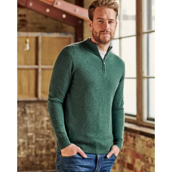 Pull vert sapin homme Clearance