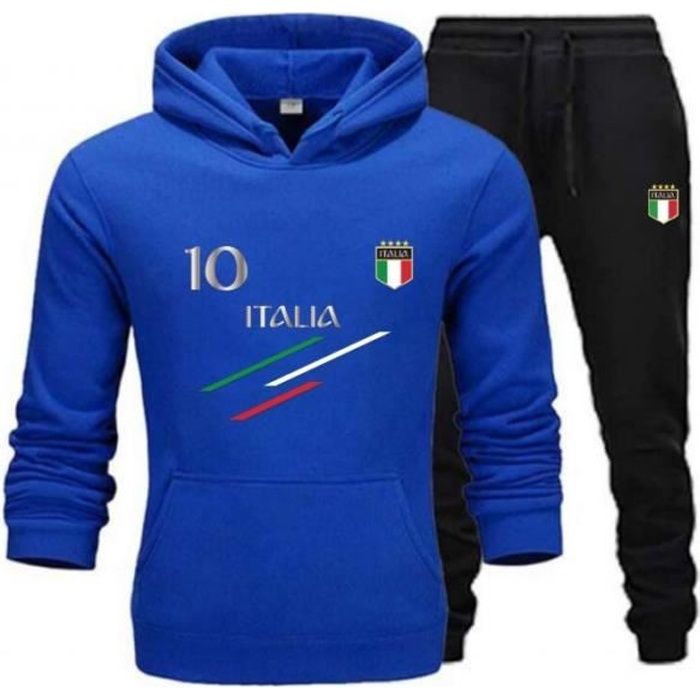 Jogging enfant - Italie - Bleu royal - Manches longues - Football - Taille  3 à 12 ans