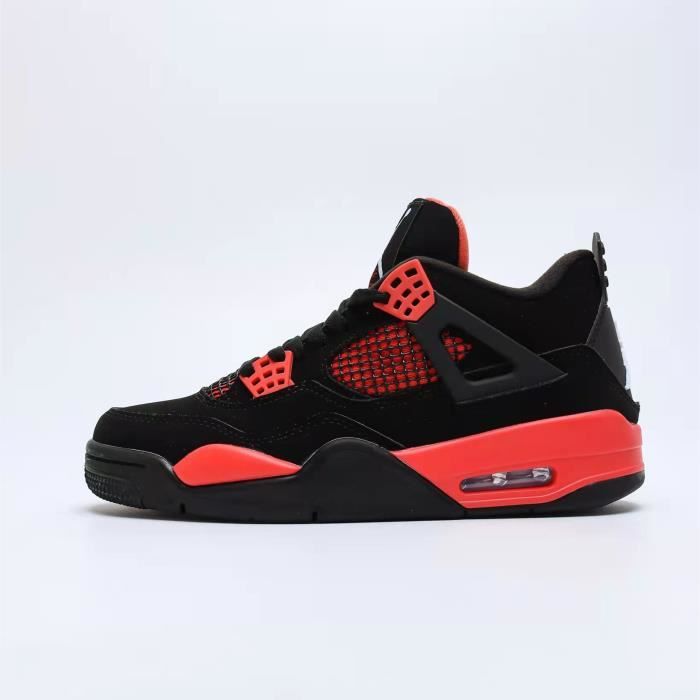 Basket AJ4 Airs "Jordans" 4 Retro Jordans four Chaussures de basket pour hommes et femmes noir