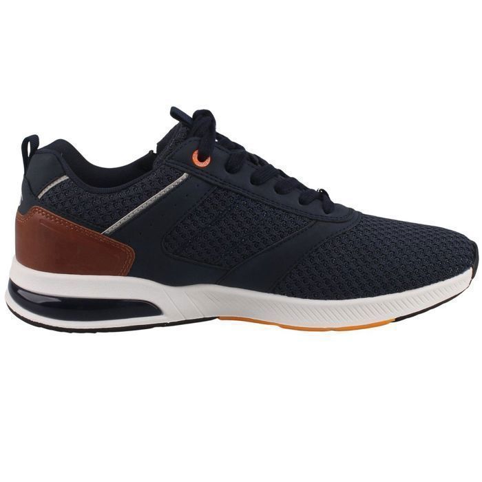 Baskets - DOCKERS BY GERLI - 50FL0 - Talon plat - Bleu - Lacets