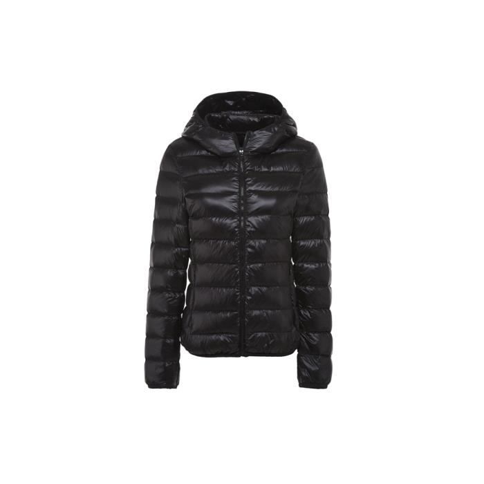 Manteau Hiver Femme Léger Grande Taille - Doudoune Ultralégère Zippée - Parfait Running & Ville - 4