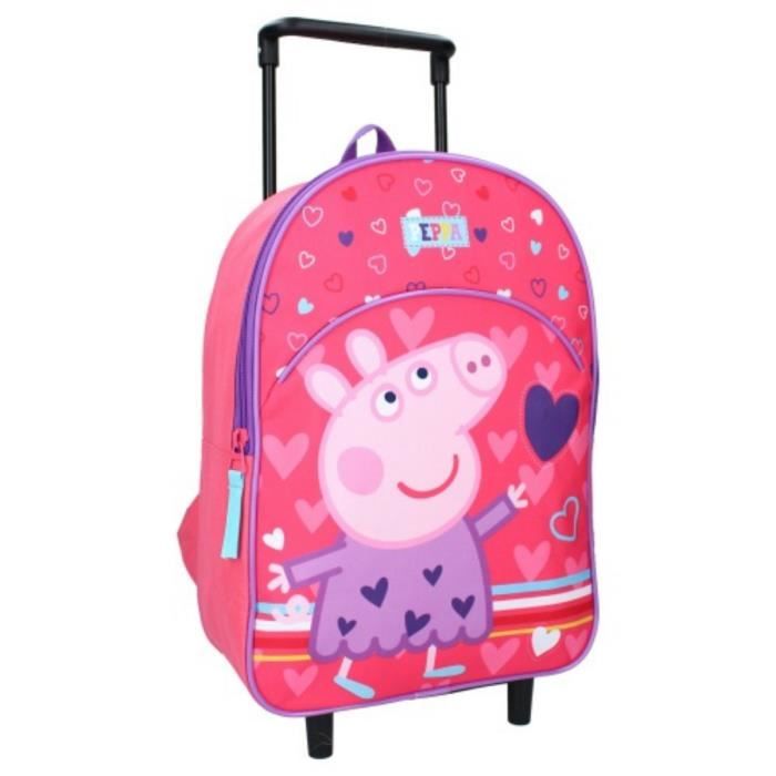 Mybagstory Kinderrucksack Peppa Pig – 30x25x11 Cm, Verstellbare Träger, Wasserfest – Für Kindergarten & Grundschule