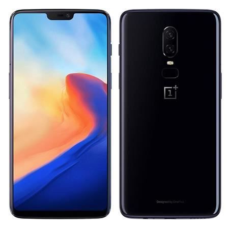 Achat T&eacute;l&eacute;phone portable OnePlus 6 4G 6.28pouces Android8.1 6GB RAM 64GB ROM Miroir Noir Octa Core 2.8GHz 16.0MP+20.0MP Caméra Arrière 3300mAh pas cher