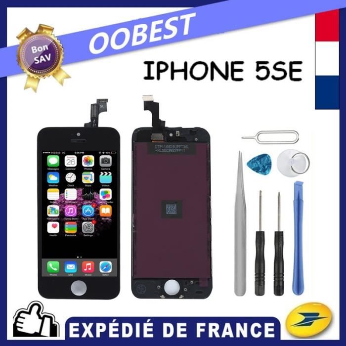 Vitre Tactile + Ecran LCD sur chassis pour iPhone X noir argent