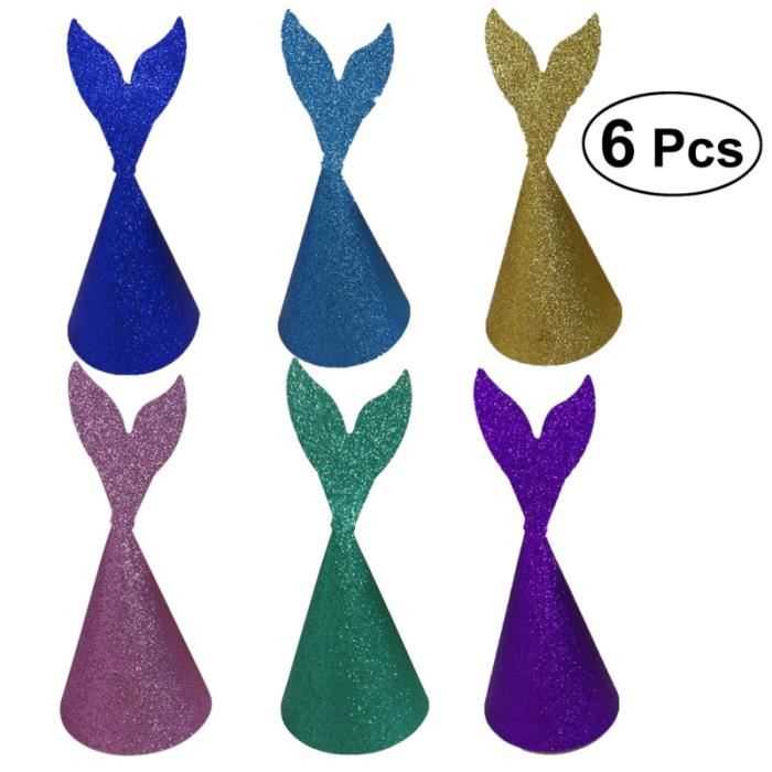 Bandeau Cheveux Mermaid Queue Pour Fête Célébration Décoration Cadeau Anniversaire Soirée Party Fête(Violette) 2 pièces Serre-tête Sirène Paillettes,Couronne De Princesse