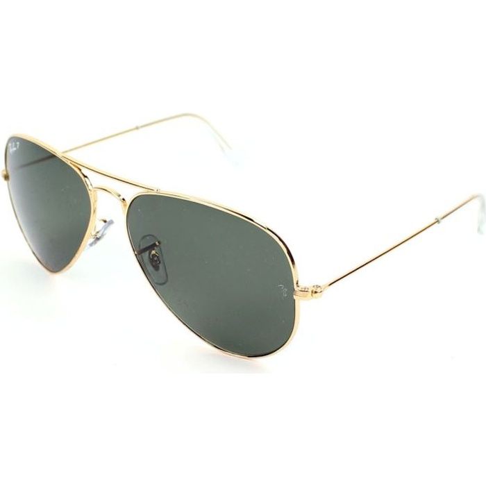 RAY-BAN Lunettes de Soleil Aviator Classic RB3025 Mixte Doré Doré