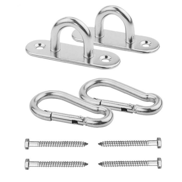 WOONEKY Crochets De Plafond De Rechange En Acier Inoxydable Pour Hamacs