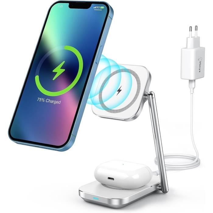 Chargeur Double Rapide CELLONIC Pour Batteries A-1/A-2 - USB Micro-USB & USB-C - Charge 2 Batteries En Même Temps