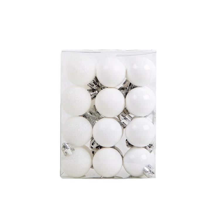 24 Boules De Noël Pailletées Bleu Ciel - Diamètre 30 Mm | Décoration Sapin, Hôtel, Maison, événement - 8