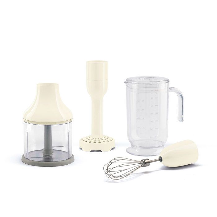 SMEG Kit de 4 accessoires Crème pour mixeur plongeant ANNÉES 50 HBAC11CR - vue 3
