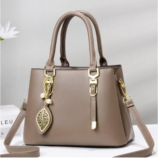 Sac à Main Classique "I ❤️ Aus" - Look Intelligent, Haute Qualité - Marron - Neuf Avec étiquettes