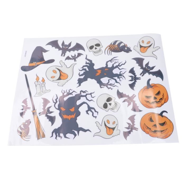 Lot de 8 autocollants en gel pour fenêtre de Thanksgiving