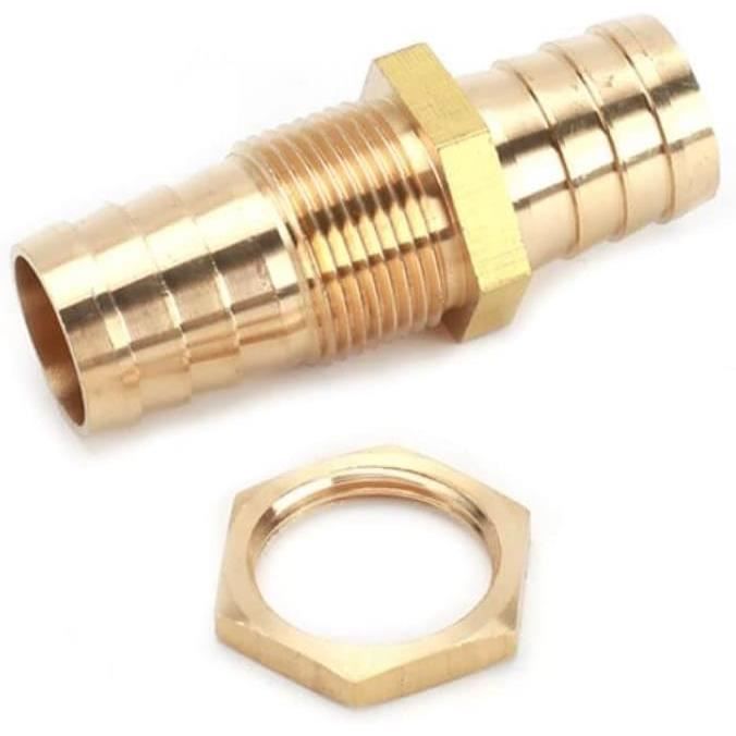 Tuyau En Laiton En Forme De T Barbe Raccord De Connecteur à 3 Voies Pour Carburant Air Eau Huile 6mm 8mm 10mm 12mm 65088199