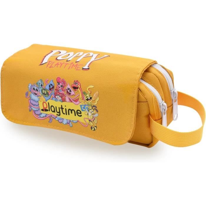 Trousse 2 En 1 Kawaii Capybara - Trousse à Crayons + Porte-stylo - Silicone Souple - Design Mignon