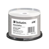 Verbatim DataLifePlus Professional 50 x CD R 700 Mo 52x surface imprimable thermique large spindle - vue 2