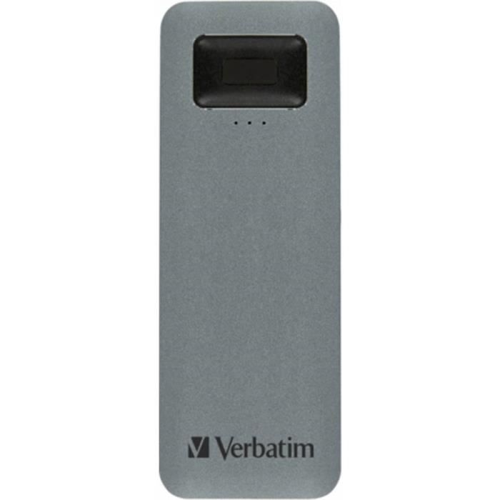 Verbatim Executive Fingerprint Secure 512 GB Disque dur externe SSD USB 3.2 (1è gén.) (USB 3.0) gris 53656