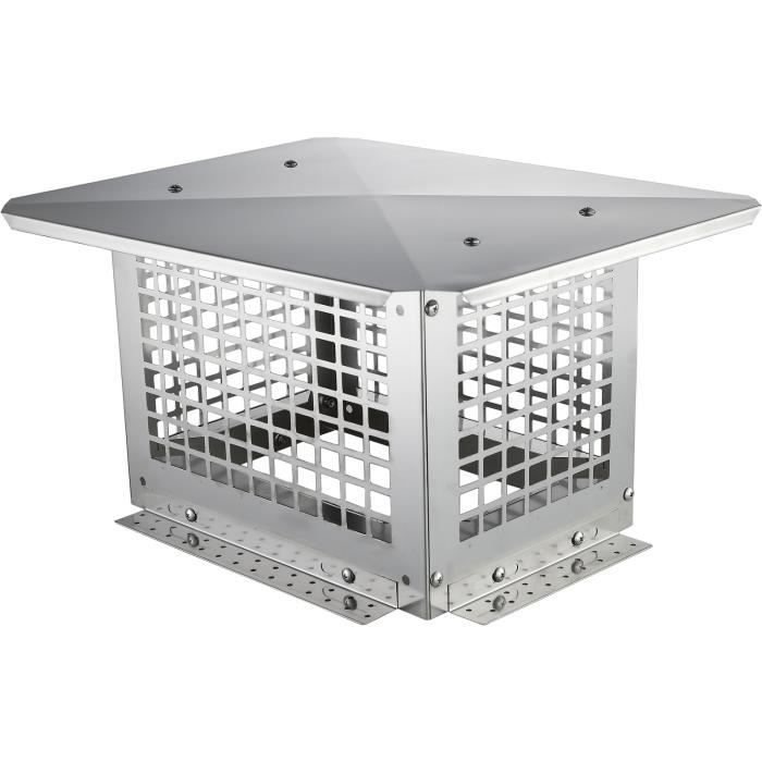 Revêtement De Cheminée En Inox Avec Embout Anthracite - Sur Mesure, Marque BHS, Neuf