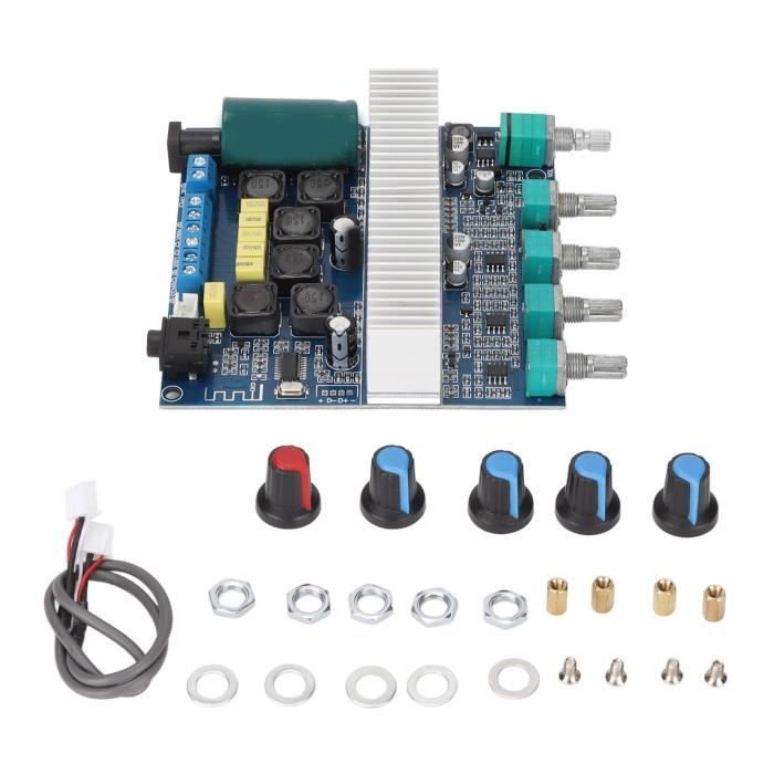 Carte Amplificateur de Puissance Numérique -ST21 2.1 Canaux 2x100 W 200 W Caisson de Basses