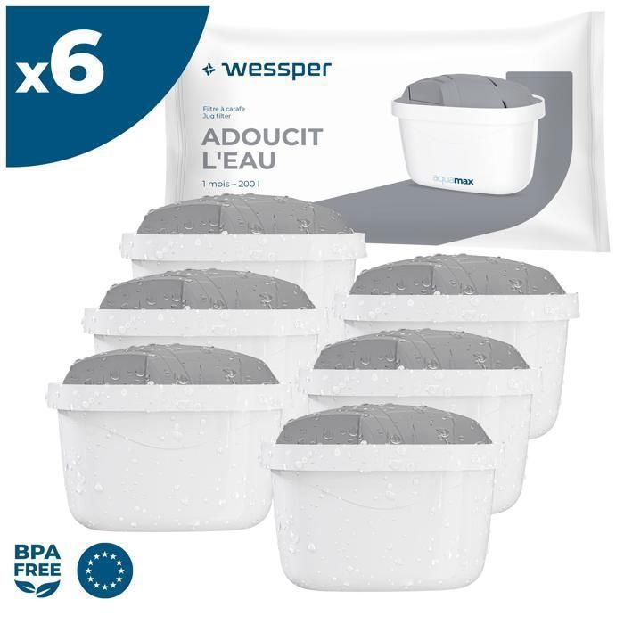 Waterfilterkan 2,5L - Karaf Is Ook Geschikt Voor Brita MAXTRA Waterfilter Patronen Incl 1 Filterpatroon Waterkan Kleur Wit