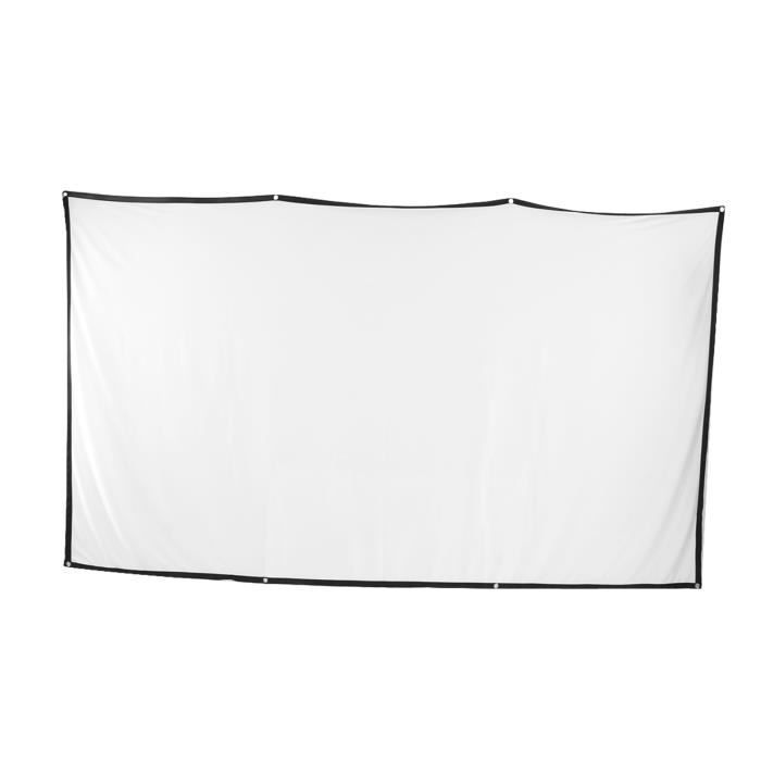 Écran De Projection Pliable 60 Pouces 16:9 - Écran Portable HD Léger Sans Plis Pour Cinéma Maison, Camping Et Plein Air