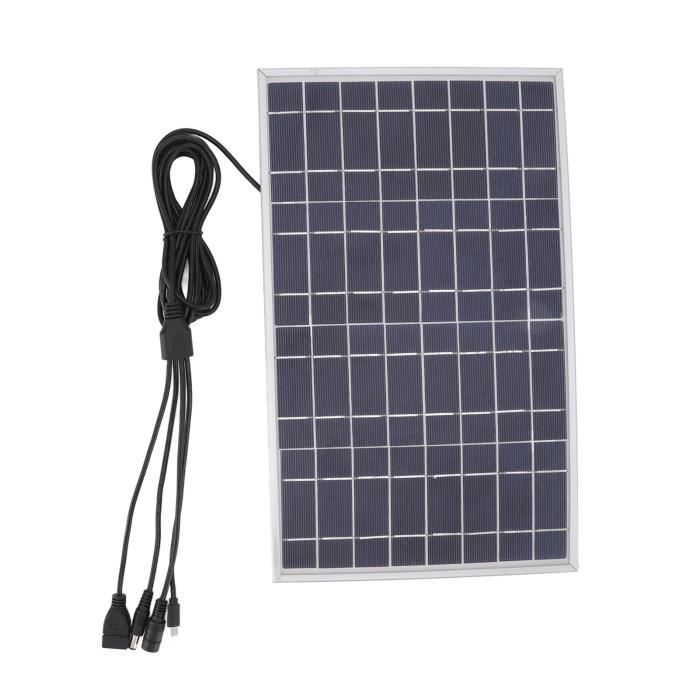 chargeur auto solaire: Panneau solaire 12v pour maintien de la charge d'une  batterie auto 