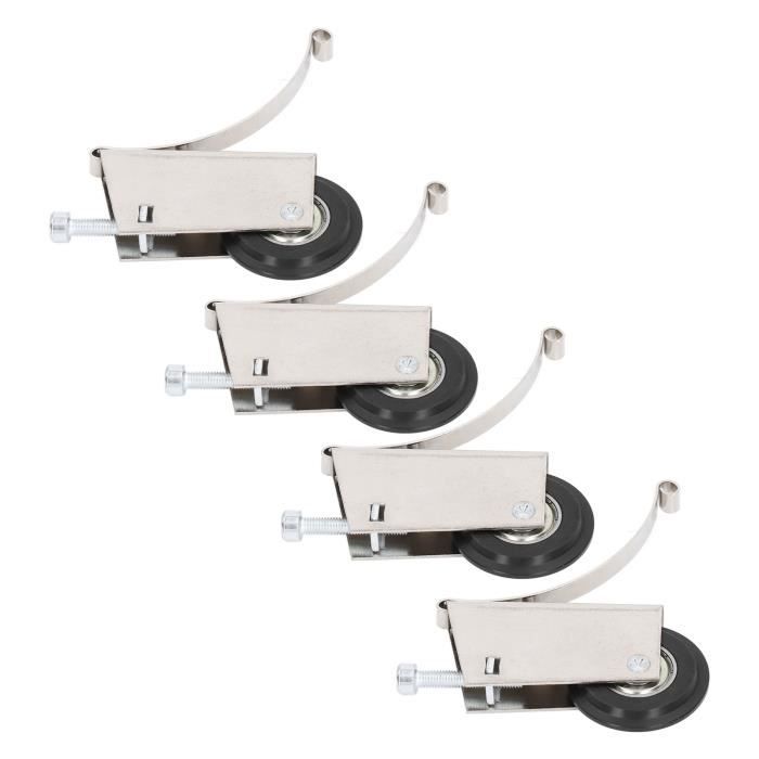 Roulette Baie Vitrée Coulissante Ensemble De Chariot à Roulement 10 Pièces, 49 Mm L, Poulie De Porte Coulissante Lisse, Rouleau Système Rail Porte Coulissante