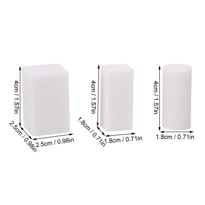 Lot De 10 Blocs De Sculpture En Caoutchouc à Double Couche Pour La