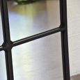Miroir fenêtre portrait en métal Dimension Produit : Largeur 80 cm x Hauteur 130 cm x Epaisseur 3 cm Noir-1