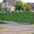 Treillis,Filet artificiel 6 Styles,feuille de lierre,clôture de confidentialité rouleau Faux Patio jardin panneau vert - Type 02 1m-1