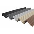1,5 profilé d'escalier nez de marche antidérapant PVC noir PMW, 48 x 42 mm-1