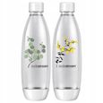 Sodastream Fuse Floral Design Bouteilles d'1 litre (lot de deux)-1