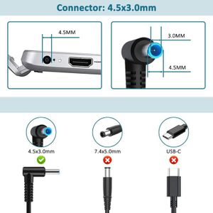 Chargeur 90W 19,5V 4,62A Pour HP Pavilion 15-e043sf / 15-e044sf - Marque SJ STORE - Neuf