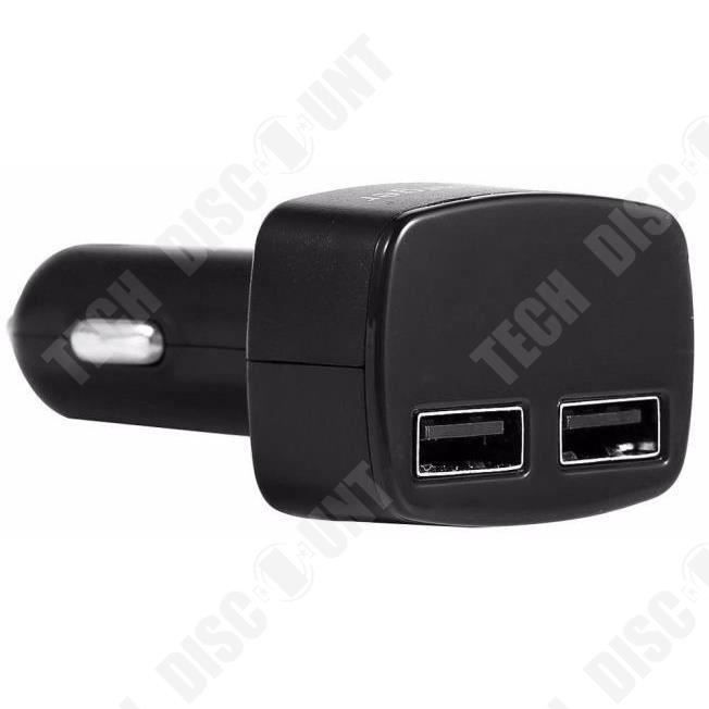 Pack chargeur voiture prise allume-cigare WeFix Double USB-A 4,8A avec  câble Lightning 1m chargeur iPhone - Accessoire téléphonie pour voiture