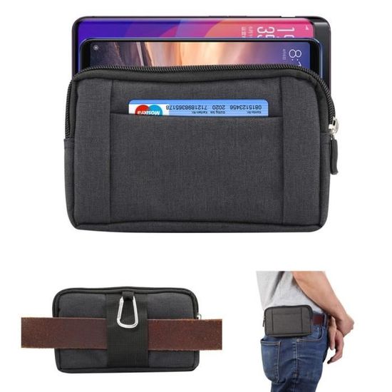 Housse étui Universel Taille M - Pour Blackberry 8830, Nokia 7900... - Cuir écologique - Neuf
