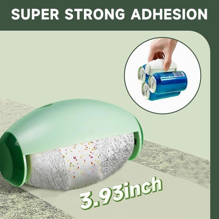 Brosse Adhésive Réutilisable pour Animaux Domestiques, Rouleau Anti