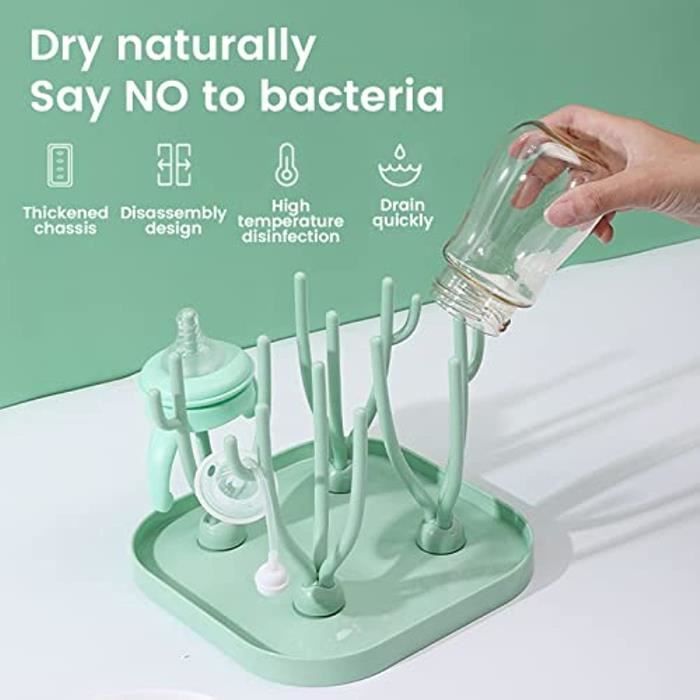 Égouttoir à Biberons En Forme D'Arbre - Séchage Hygiénique | Pour Biberons, Tétines Et Accessoires Bébé