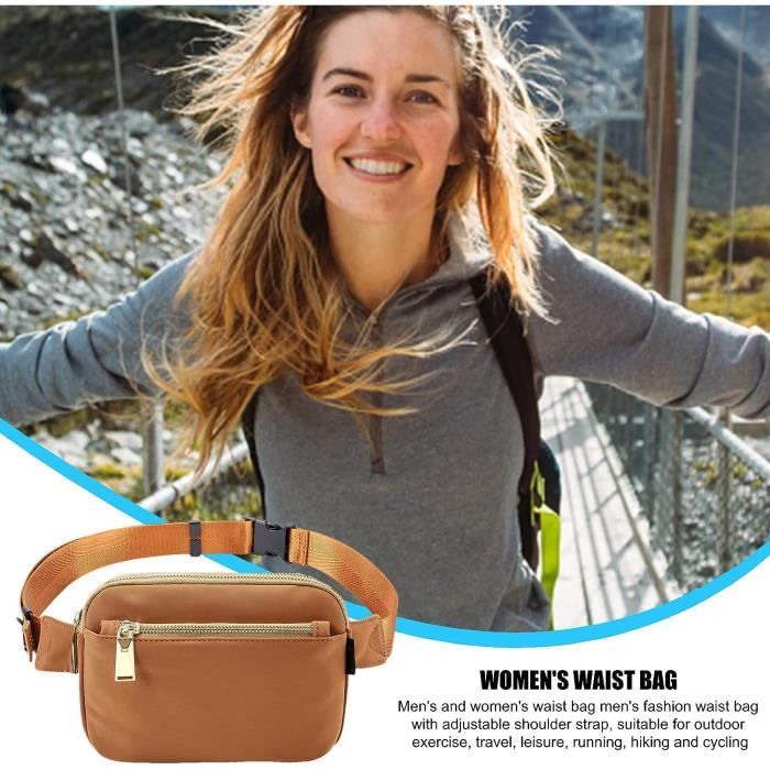 Mini Sac Ceinture Unisexe Sac Banane Femme Homme Avec Sangle