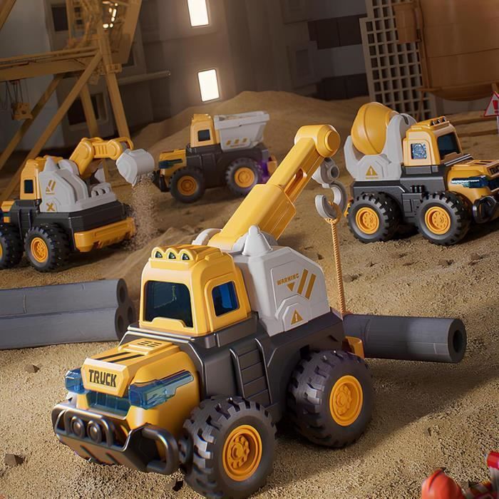Jouet Garcon 2 Ans Voiture Enfant 2 Ans 4 En 1 Ensemble Véhicules Construction DIY - Tracteur Pelle Bulldozer Avec Tournevis Jouet Garcon 2 Ans Voiture Enfant 2 Ans 4 En 1 Ensemble Véhicules Construction DIY - Tracteur Pelle Bulldozer Avec Tournevis