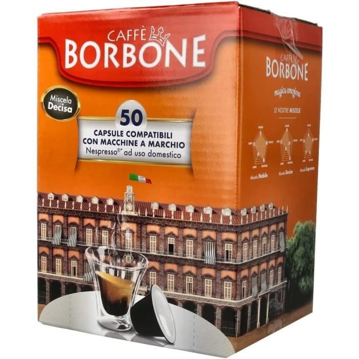 50 Capsules – Mélange DECISA Caffè Borbone Respresso Compatible