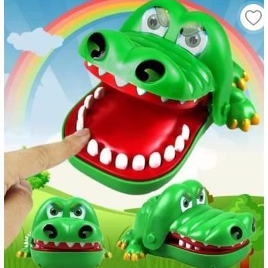 Crocodile Dentiste Jeu Plastique Action Jeux & Cadeaux Drôle Jouets Fun  Famille