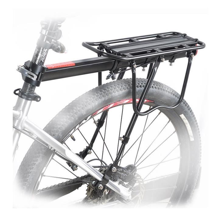Porte-bagages Avant Pour VTT électrique - Alliage D'aluminium, Noir, Capacité De Charge élevée, Dimensions 30x28x14 Cm - 4