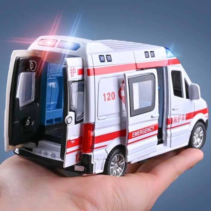 Jouet d'ambulance en alliage, avec jouet de friction de traction de  voitures de modèle de lumière LED, pour l'anniversaire pour - Cdiscount  Jeux - Jouets