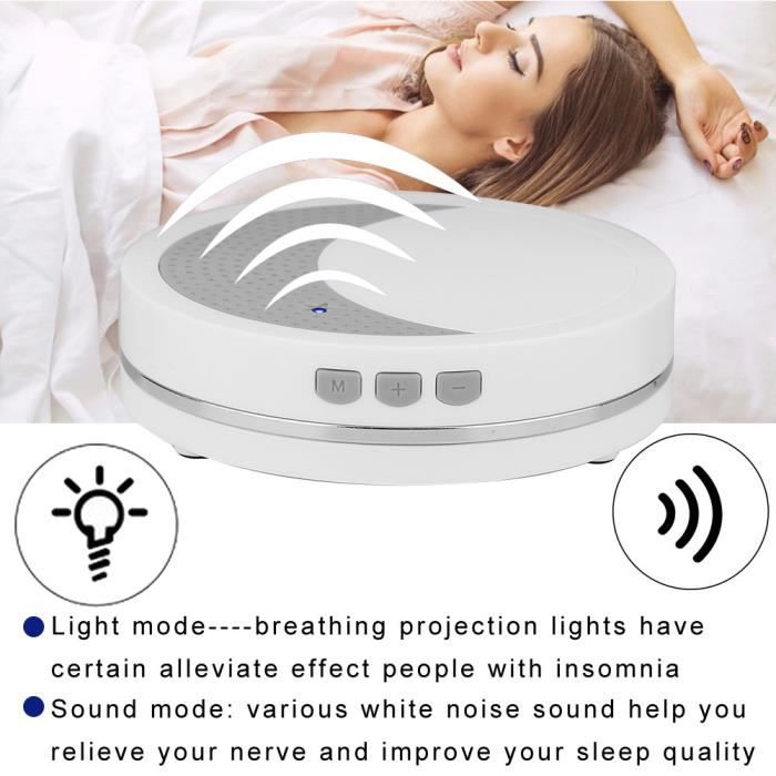 Machine Bruit Blanc Bébé, Machine à bruit portable, 20 sons relaxants pour  la thérapie du sommeil, minuterie, réduction du bruit, rechargeable par  USB, pour bébé, enfant ou adulte : : Hygiène et